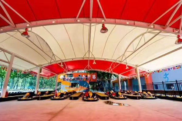 透光的沈陽張拉膜罩棚，帶領潮流，成為城市新寵